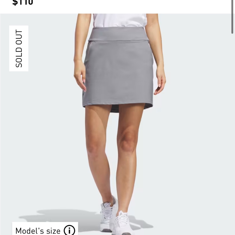Adidas Gray Golf Skirt
